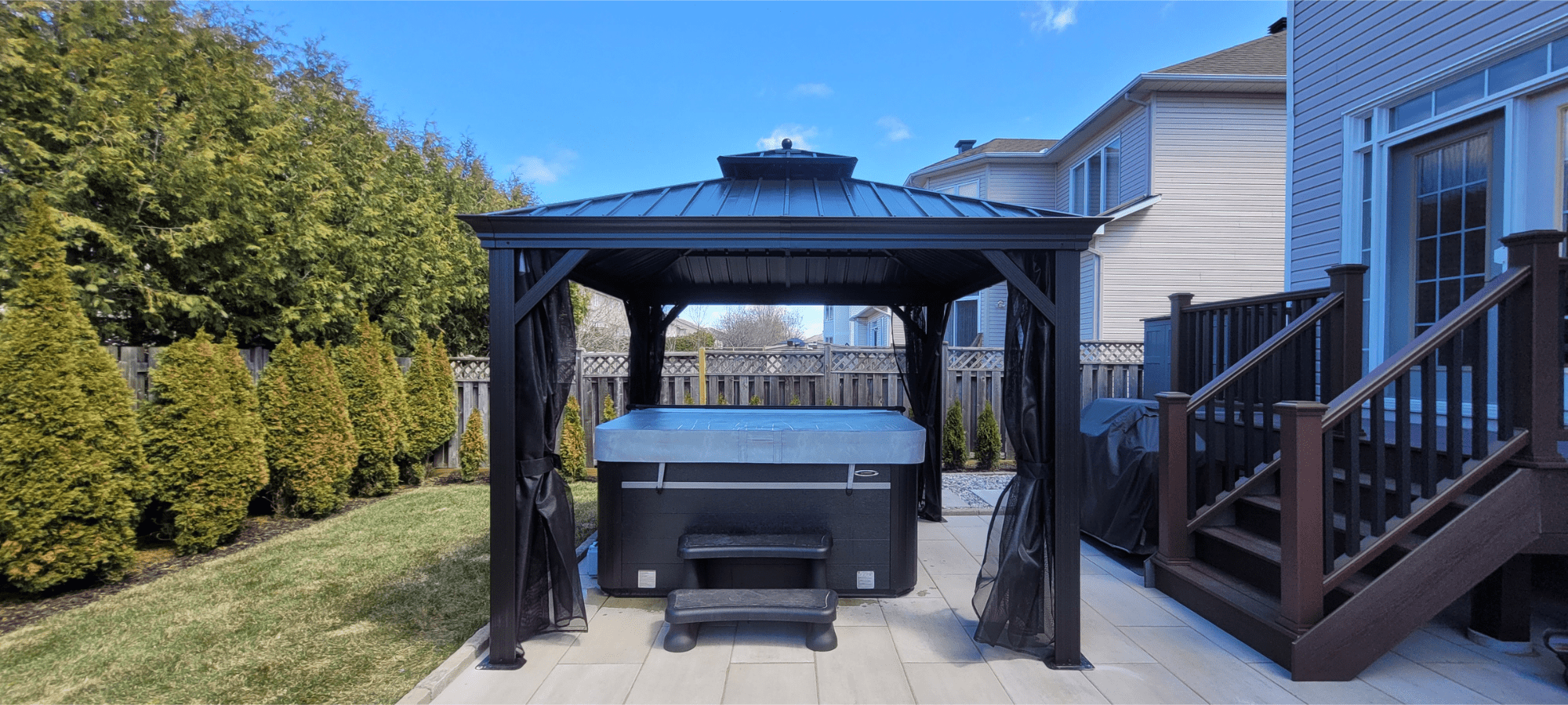 Gazebo Over a Hot Tub