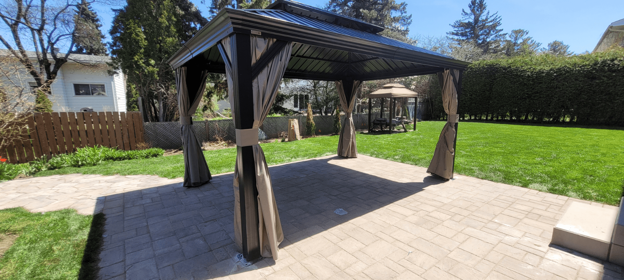 New Backyard Gazebo Installed
