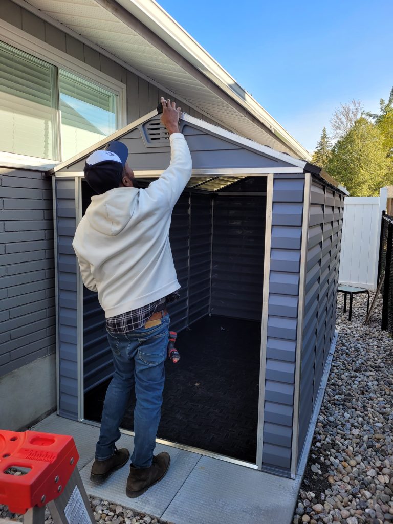 Assembly Experts Building a Shed