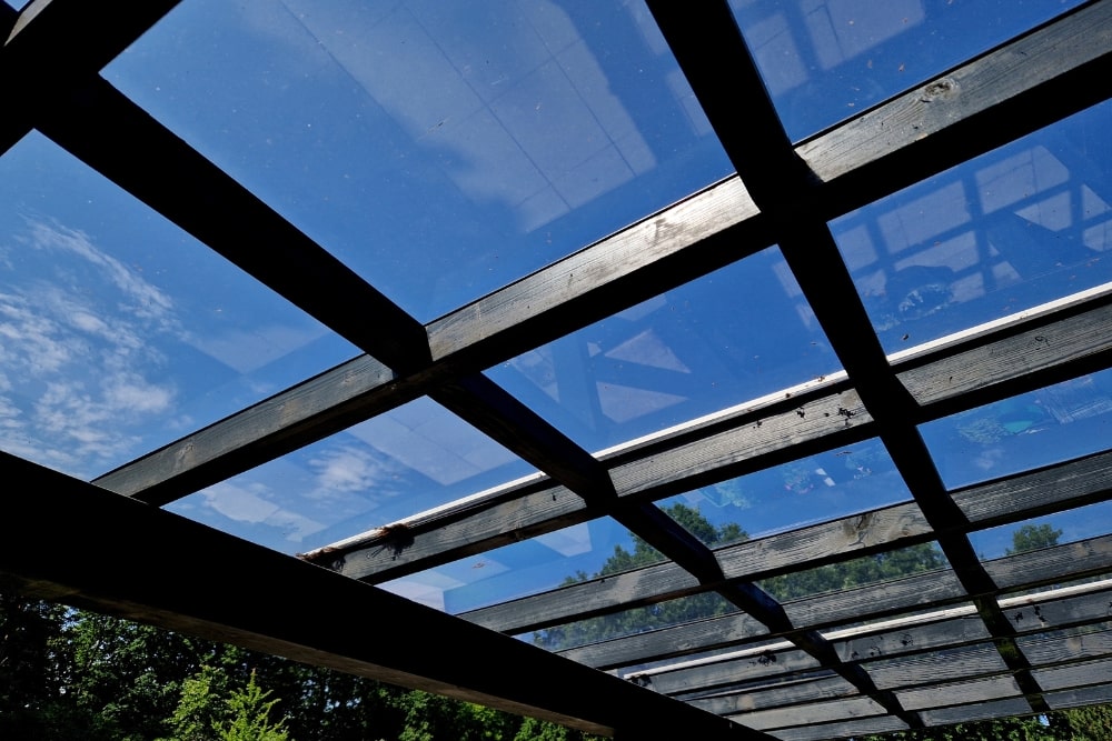 solarium glass ceiling